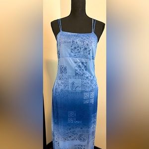 Multi shades of blue sundress